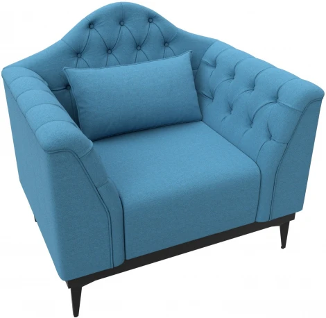 Кресло Флорида (Голубой/Рогожка) Лига Диванов арт.123571