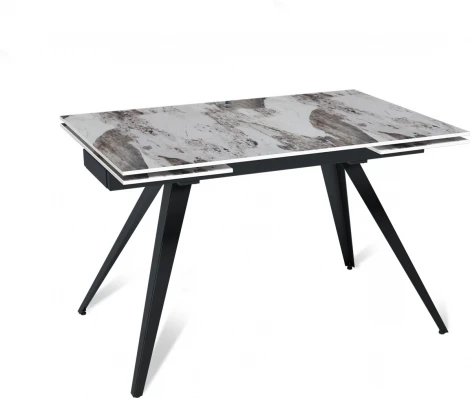 Стол раскладной Asti (120+30+30), керамика глянцевая Pandora Top Concept (21953)