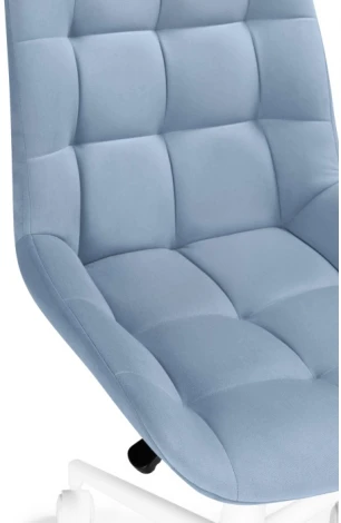 Компьютерное кресло Notta Честер голубой (velutto 47 ) / белый 533176