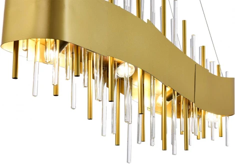 Подвесная люстра на штанге ST Luce Olvera SL1633.213.08 (220V, на тросе)