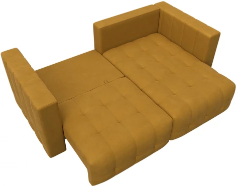 Диван угловой Лига-052 НПБ угол универсальный Лига Диванов (Велюр) арт.128808