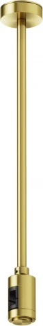 Крепление потолочное Medium 300мм с вводом питания Flarity латунь Maytoni Accessories for tracks Flarity TRA158C-B1-BS (24V)