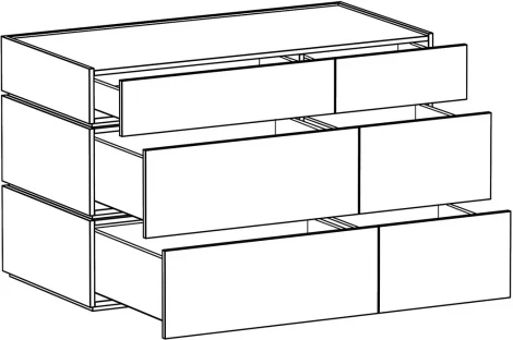 Комод Licata ОГОГО Обстановочка! (ЛДСП/Серый) арт.905638