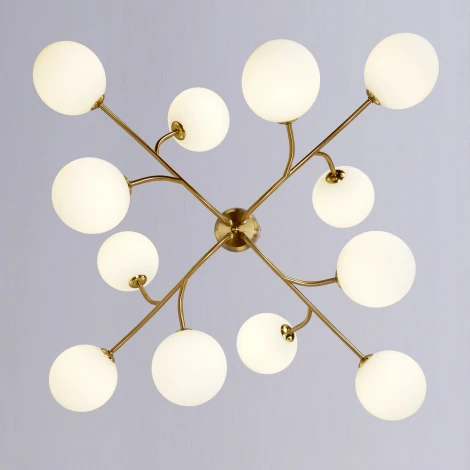 Потолочная люстра на штанге Zortes Blo ZRS.1777.12 (220V, шарики, IP21)