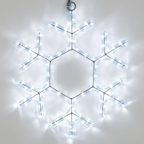Фигура ARD-SNOWFLAKE-M7-450x375-126LED White (230V, 7.5W) (IP65)