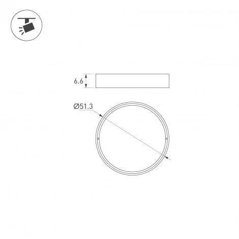 Светофильтр LGD-ARTIFACT-COLORFUL-FRAME-R55 (WH-GN) (Arlight, Металл) 057137