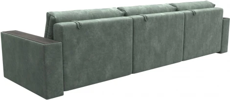 Диван прямой с декором Лига-049 НПБ Лонг Лига Диванов (Велюр) арт.128429