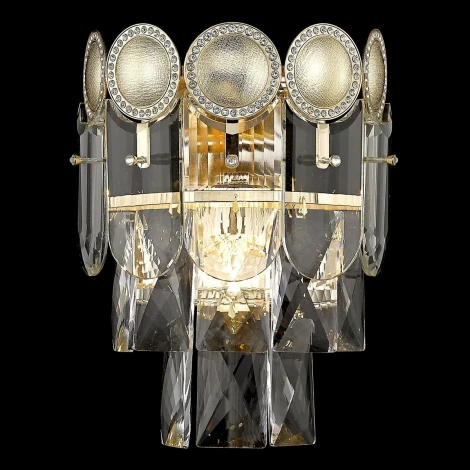 Каскадное бра Wertmark Clementia WE116.03.301 (220V, хрусталь, подвески)