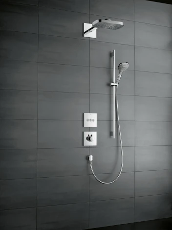 Переключатель потоков Hansgrohe ShowerSelect Trio/Quattro 15764000 на три потребителя