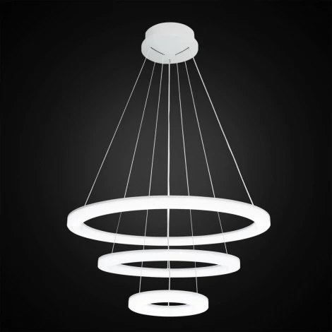 Подвесной светильник Citilux Электрон Смарт CL710A104S (LED, 220V, умный дом - Алиса, Маруся, Сири, на тросе, кольцо)