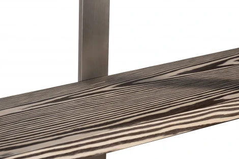 58DB-16000 Стеллаж Zebrano 120*33,5*185,5см Garda Decor