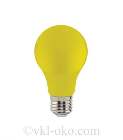Лампочка светодиодная желтая для Белт-лайт E27 3W ЭРА ERAYL50-E27