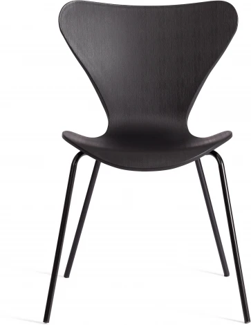 Стул Jacobsen (mod DC 102-1) (Пластик,Металл /Черный,Черный)