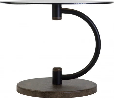 Стол журнальный Дуэт 13Н черный/дуб маррон/тонированное от фабрики Mebelik