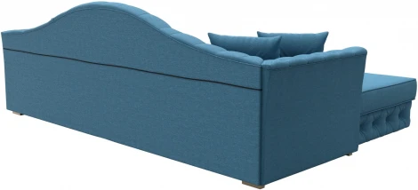 Диван угловой Артис левый угол (Голубой/Рогожка) Лига Диванов арт.123402L