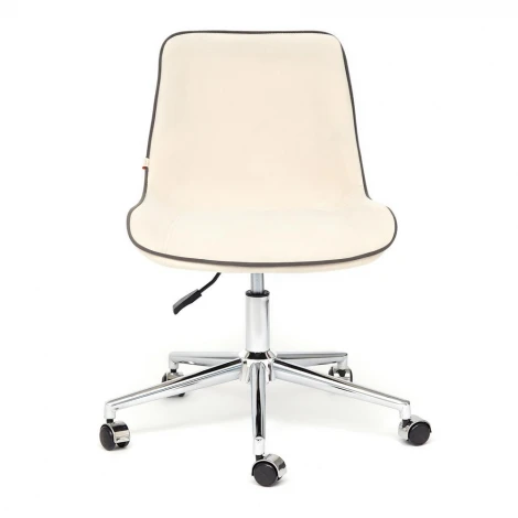 Кресло STYLE молочный (флок)