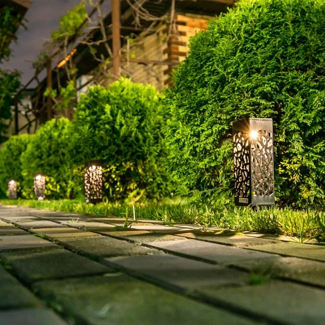 Садовый светильник на солнечной батарее «Магия-1». 1 светодиод, 1*ААA Ni-Mh аккумулятор в/к. IP44 Uniel USL-S-818/PT180 MAGIC-1