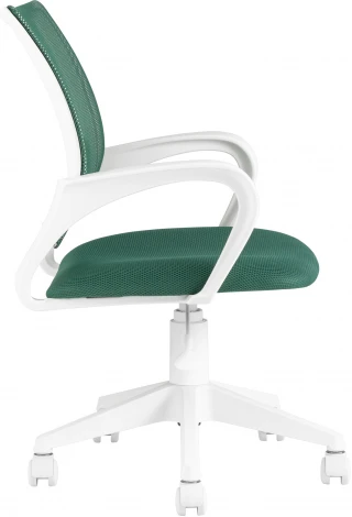 Кресло офисное TopChairs ST-BASIC-W зеленый крестовина пластик белый УТ000035495