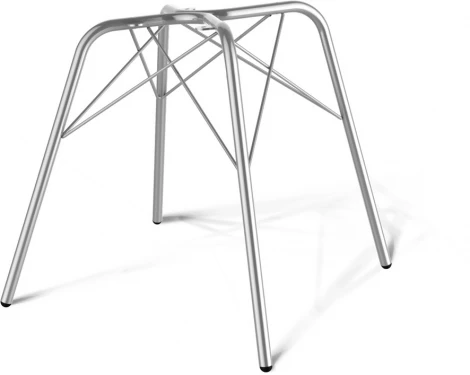 Стул Sheffilton SHT-ST37/S64 серое облако/хром лак