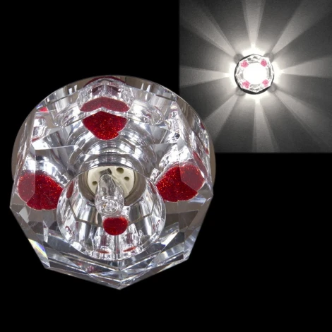 Встраиваемый точечный светильник Sneha 7091/H G9 CR+RD (220V, круглые)