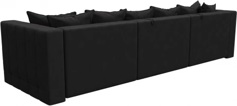 Диван угловой Лига-052 НПБ Лонг угол универсальный Лига Диванов (Замша) арт.128837