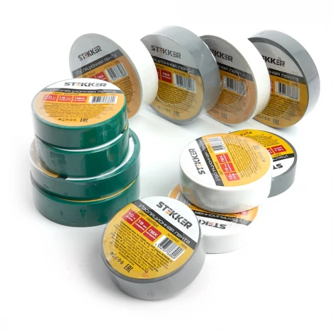 Изолента 013х15мм 10м зеленая Stekker 39900