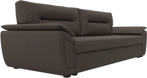 Диван прямой Нэстор Лайт (Коричневый/Рогожка) Лига Диванов арт.121552