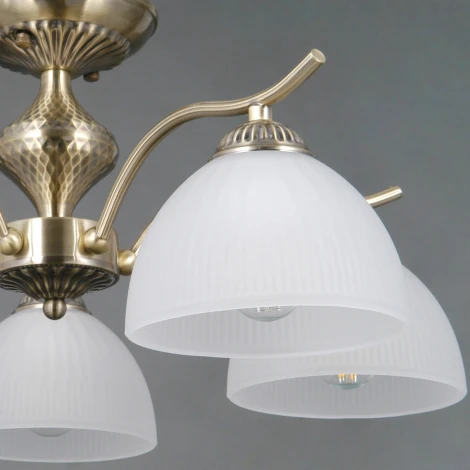 Потолочная люстра на штанге ILLUMICO IL0896-5CSQ-26 AB ELITE