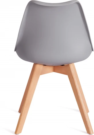 Стул TULIP (mod. 73-1) / 2 шт. в упаковке Tetchair (Дерево,Пластик,Экокожа/Серый) арт.24364