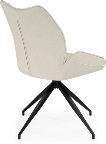 Стул на металлокаркасе Woodville Miranda 360 крутящийся beige / black арт.15847
