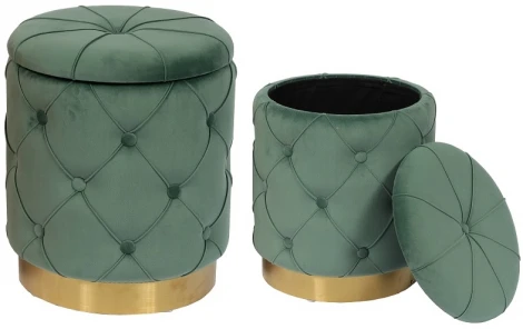 Комплект из 2 пуфиков салатовый MY iNTERNO Paris MY18A040-2M(small+big)