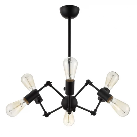 Подвесная люстра Arte Lamp Roots A9190LM-6BK