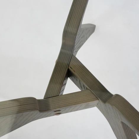 Стол журнальный Рилле 449 шимо/стекло прозрачное Mebelik 009587