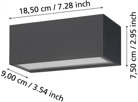 Архитектурная подсветка светодиодная Eglo SPONGANO 900885 (220V, IP65)