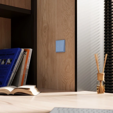 Клавиши для выключателя/переключателя двухклавишного (хлопок) Voltum S70 VLS002515