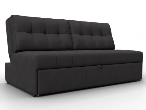 Диван прямой Лига-107 (160) (ЛДСП,Брус,Фанера,Замша/Коричневый) Лига Диванов 134938