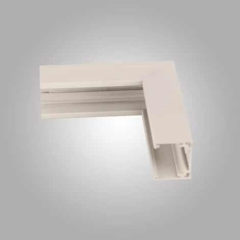 Коннектор угловой внутренний для накладного магнитного шинопровода AM Group MAGNET AM504 WH (48V)