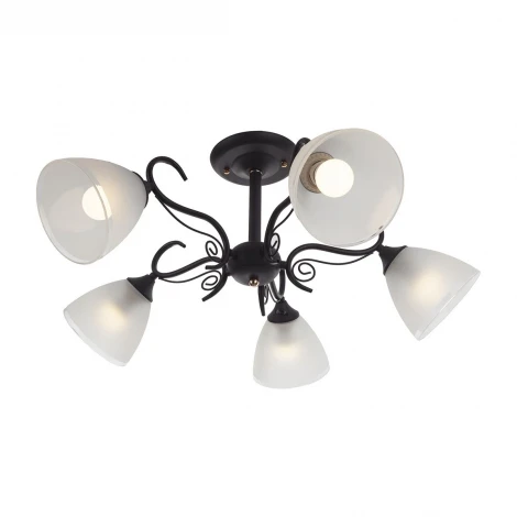 Потолочная люстра IDLamp Marsell 277/5PF-Black