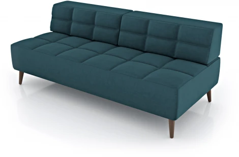 Диван Arsko Нельсон голубой велюр