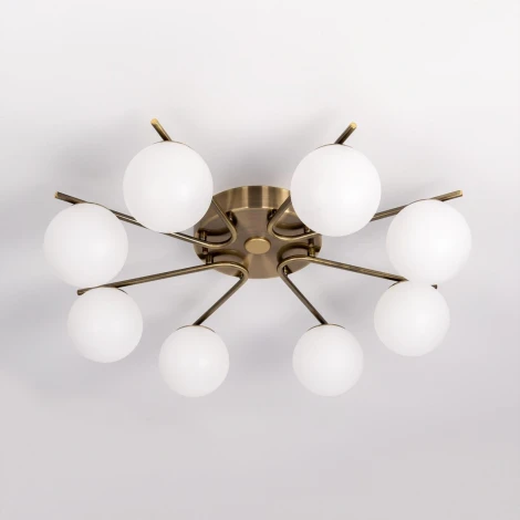 Потолочная люстра RGB на штанге Citilux Адам Смарт CL228A183 (LED, 220V, умный дом - Алиса, Маруся, Салют, шарики)