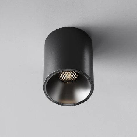 Накладной потолочный светильник Maytoni Alfa LED C064CL-8W4K-RD-B (220V, круглые)