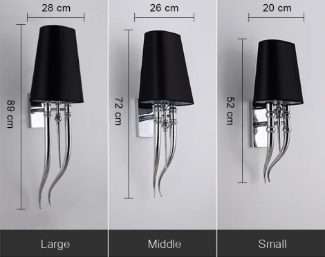 Настенный светильник (бра) Crystal Light Brunilde Ipe Cavalli H92 Silver/Black ImperiumLoft 44,198 (189870-22) (220V)