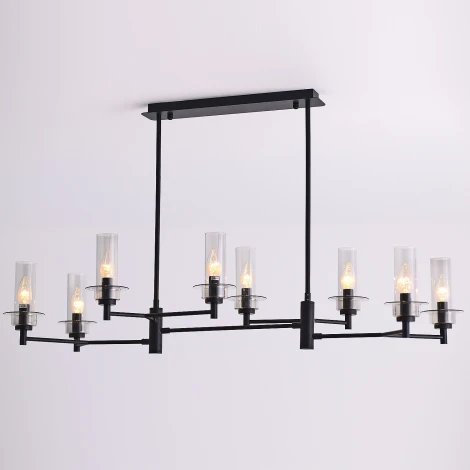 Подвесная люстра штанге ILLUMICO IL2216-8RLS-24