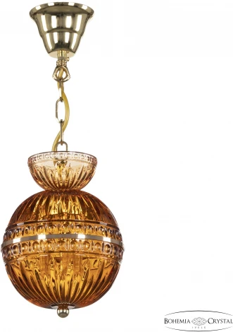 Подвесной светильник Bohemia 5480 5480/17 G Amber/M-1G