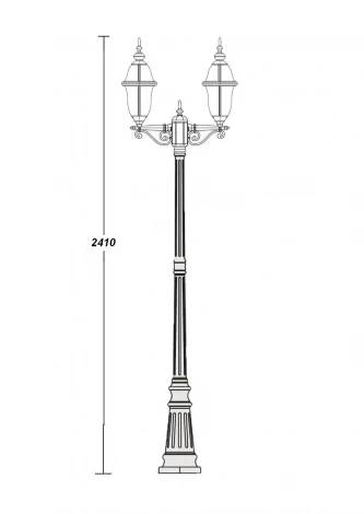 Наземный фонарь Oasis Light Florida 89409 A