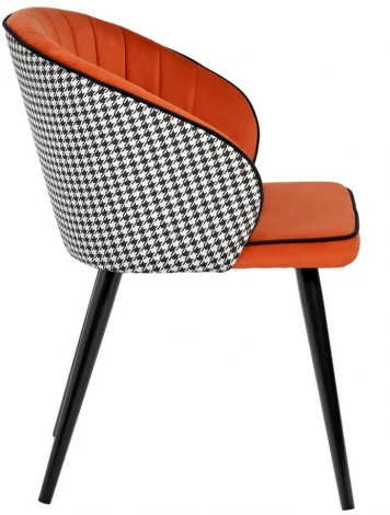 Стул Paola оранжевый с жаккардом Bradex Home RF 0260