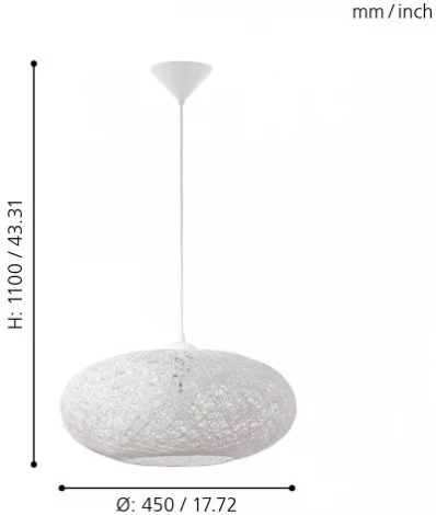 Подвесной светильник Eglo Campilo 93373