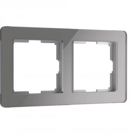Рамка на 2 поста Acrylic (графит) Werkel W0022704 (a059321)