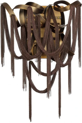 Бра Odeon Light Chainy 5066/4W античн.бронза/коричневый/металл/металл G9 4*40W (220V)