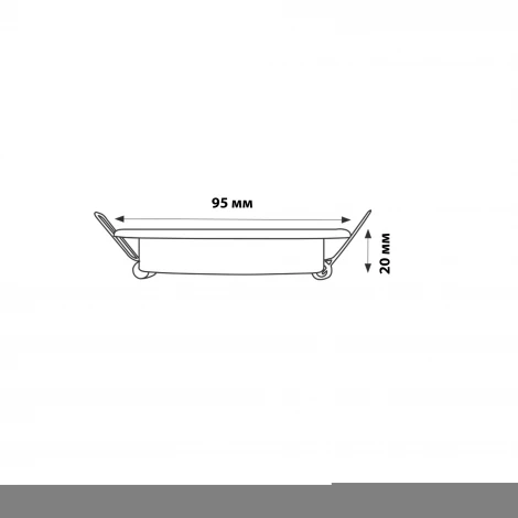 Встраиваемый точечный светильник Fametto Luciole DLS-L150 GU5.3 GLASSY/YELLOW (220V, круглые, розы)